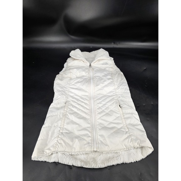 The North Face Reversible Sherpa Full Zip Vest White Women's Size XS - Picture 2 of 11
